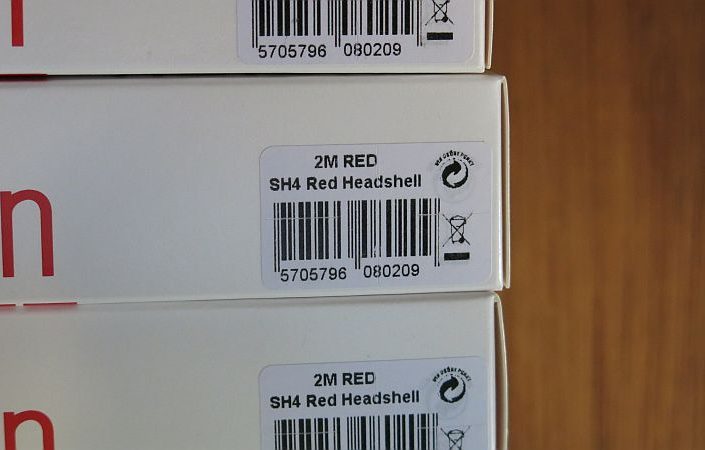 【1000本限定生産モデル】ortofon　2M RED SH4R適性針圧
